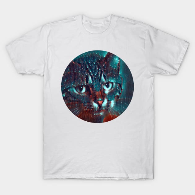 Anxious mycat, revolution for cats T-Shirt by GoranDesign